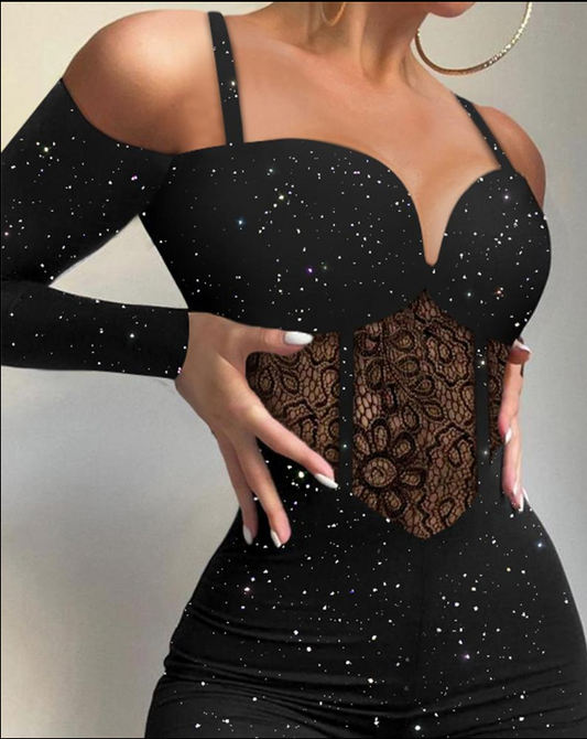 Lailani | Glamoureuze Off-Shoulder Jumpsuit met Korsetdetail