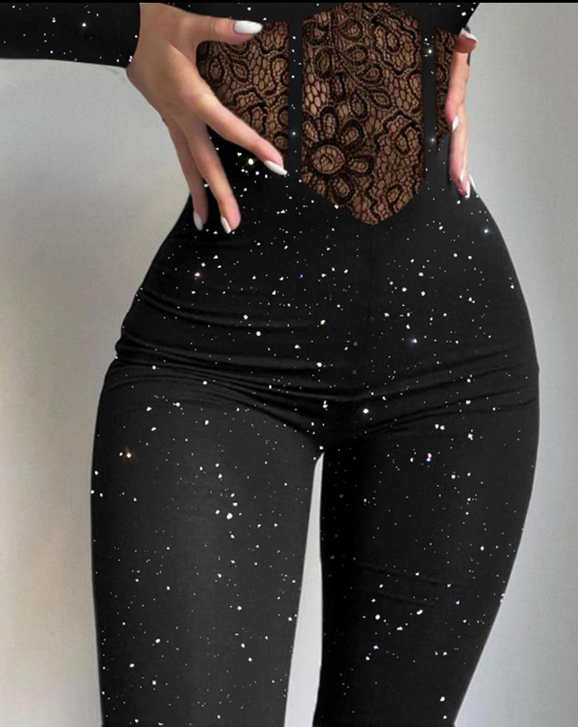 Lailani | Combinaison glamour épaules dénudées avec détail corset