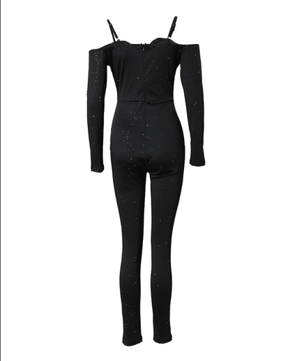 Lailani | Glamoureuze Off-Shoulder Jumpsuit met Korsetdetail