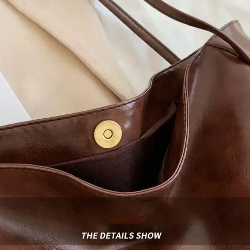 Leora | Sac shopper spacieux de luxe à bandoulière
