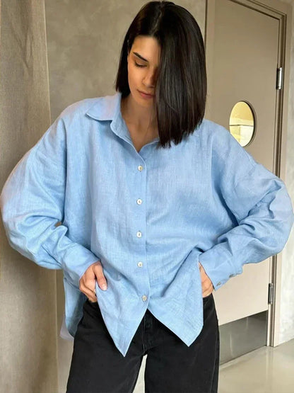 Gusta | Zomerse Linnen Blouse