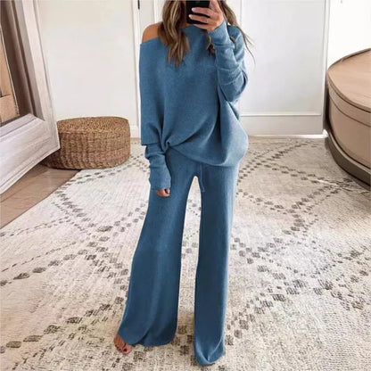 Zachte Comfortabele Dames Set met Chique Oversized Pasvorm