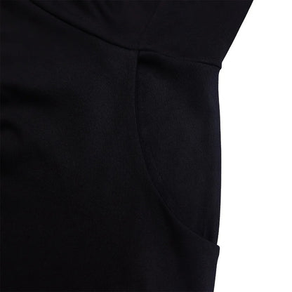 Kelli | Elegante Midi Jurk met Strikdetail en 3/4 Mouwen