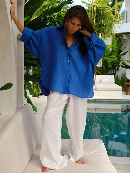 Gusta | Zomerse Linnen Blouse