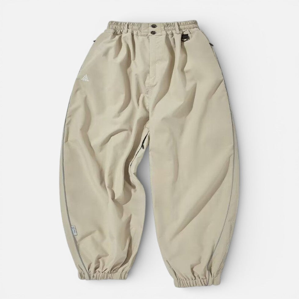 Waterafstotende Wijde Dames Skibroek met Elastische Taille en Boorden