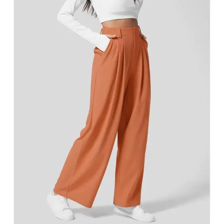 Noelle | Pantalon large plissé élégant pour femme
