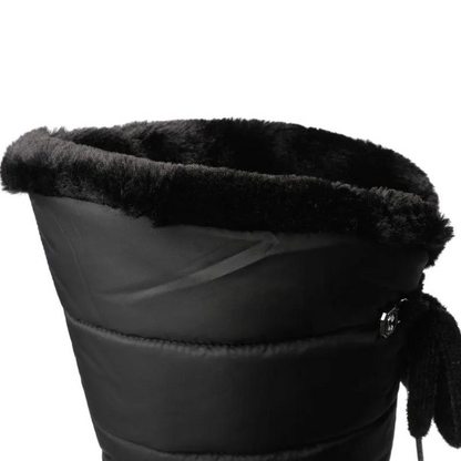 Warme Dames Kniehoge Winterlaarzen met Bontvoering