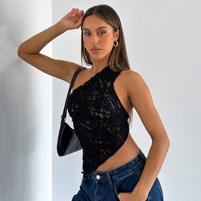 Zomer Chique Kanten Tops | ElleGems Amsterdam
