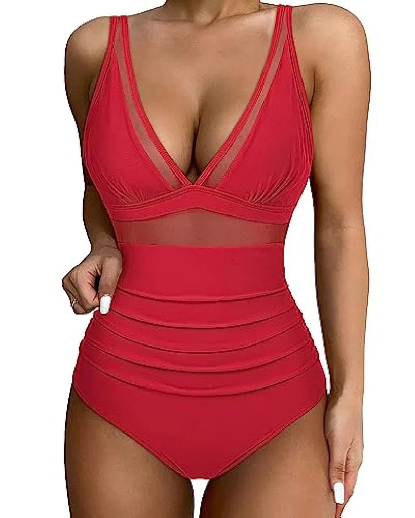 Remi | Plunge Mesh Badpak