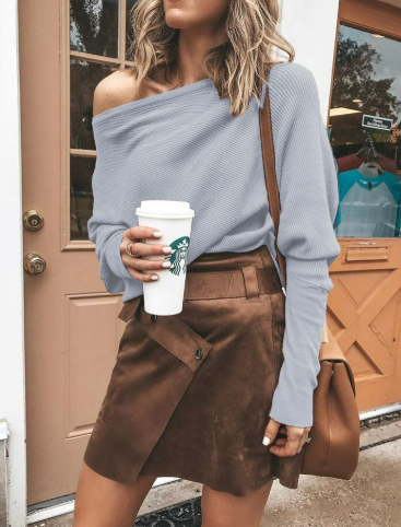 Palma | Pull épaules dénudées avec manches dolman