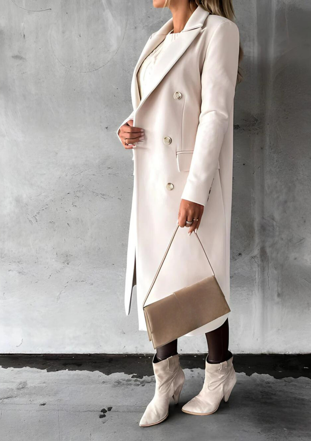 Jaycee | Elegant Double-Breasted Women's Coat