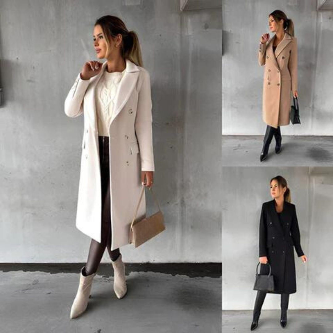 Jaycee | Elegant Double-Breasted Women's Coat