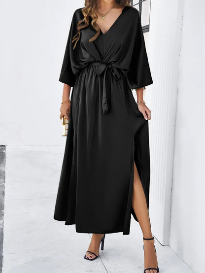 Haley | Elegant V-Neck Dress