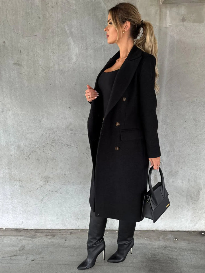 Jaycee | Elegant Double-Breasted Women's Coat