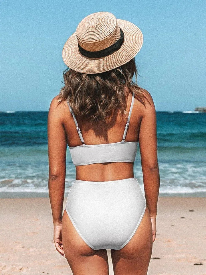 Bikini dla kobiet | Dekolt w serek i wysoki stan