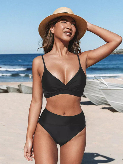 Dania | Floral High-Waisted Bikini Set