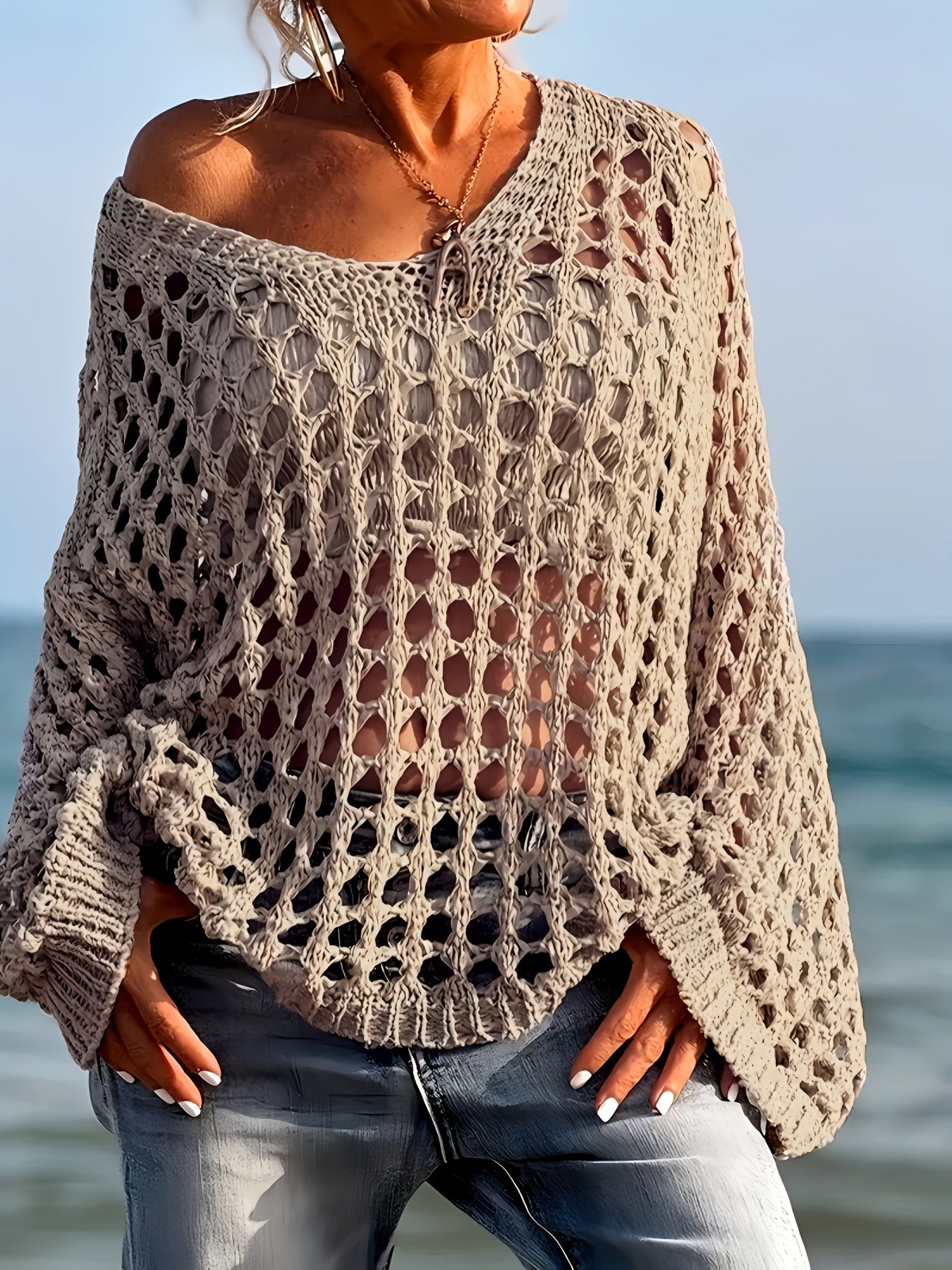 Retha | Open Gehaakte Zomertop