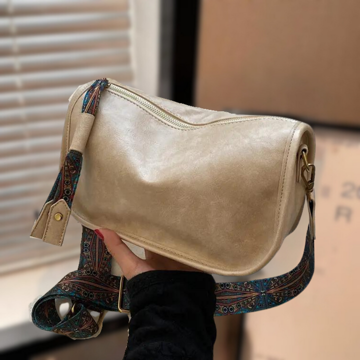 Vaness | Vintage Crossbody Tas met Statement Band