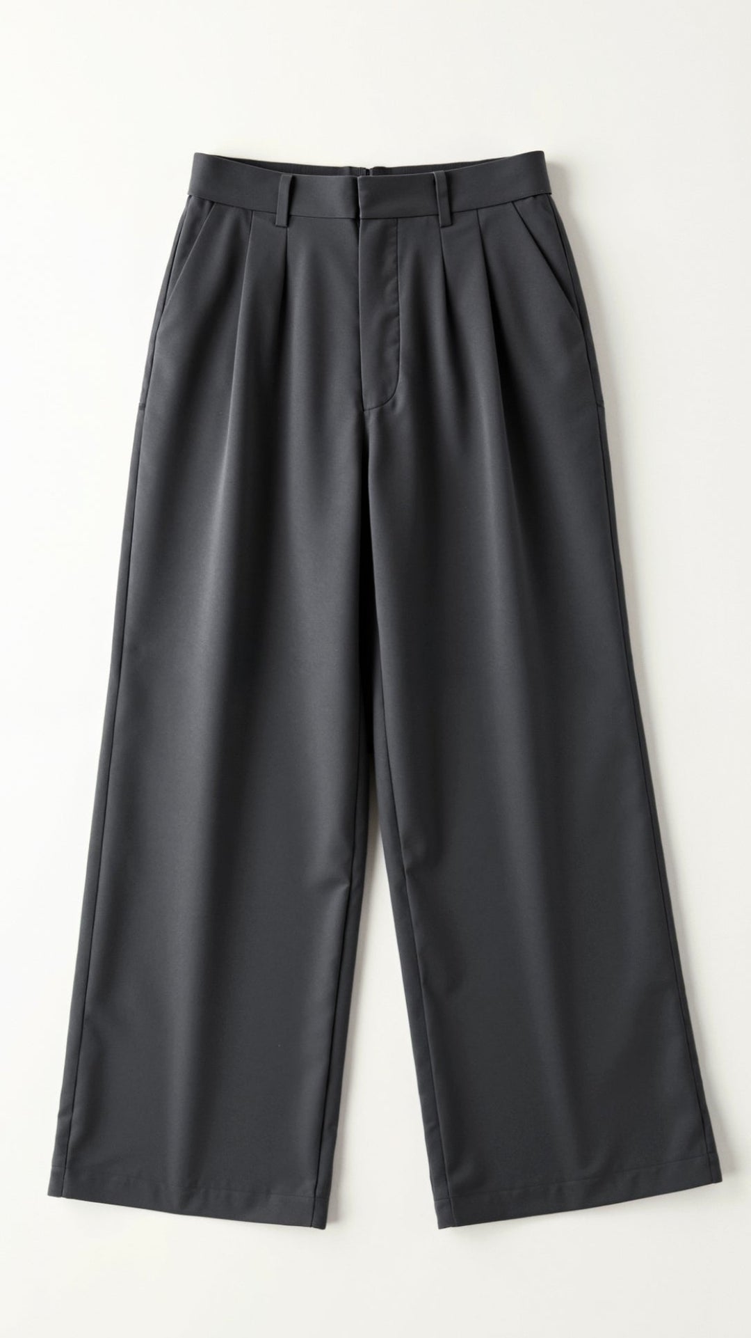Soepelvallende Dames Pantalon met Hoge Taille en Plooien