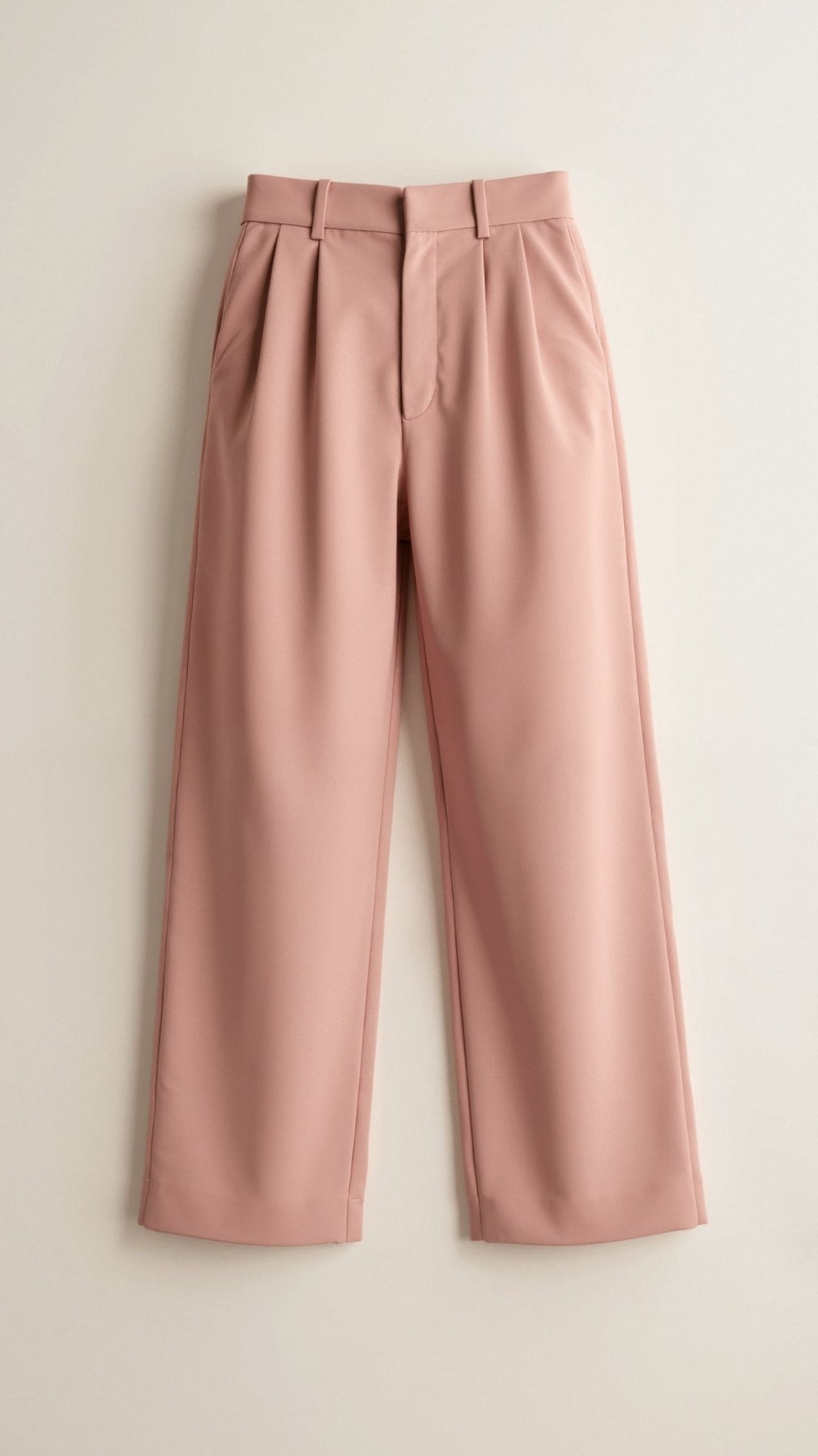 Soepelvallende Dames Pantalon met Hoge Taille en Plooien