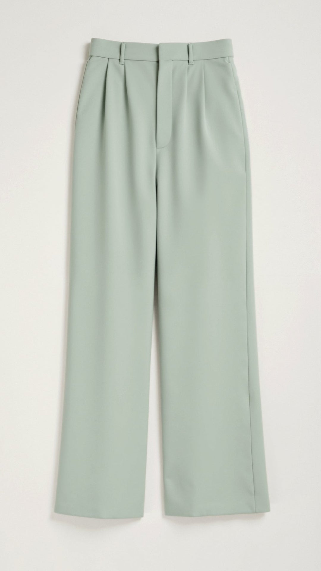 Soepelvallende Dames Pantalon met Hoge Taille en Plooien