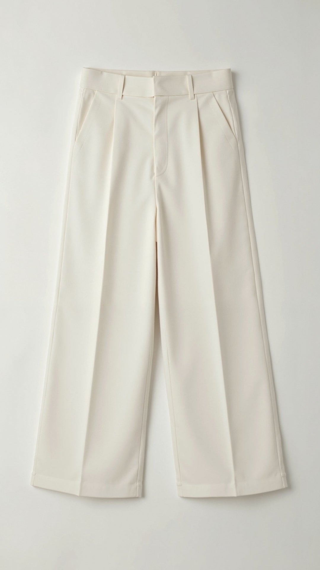 Soepelvallende Dames Pantalon met Hoge Taille en Plooien