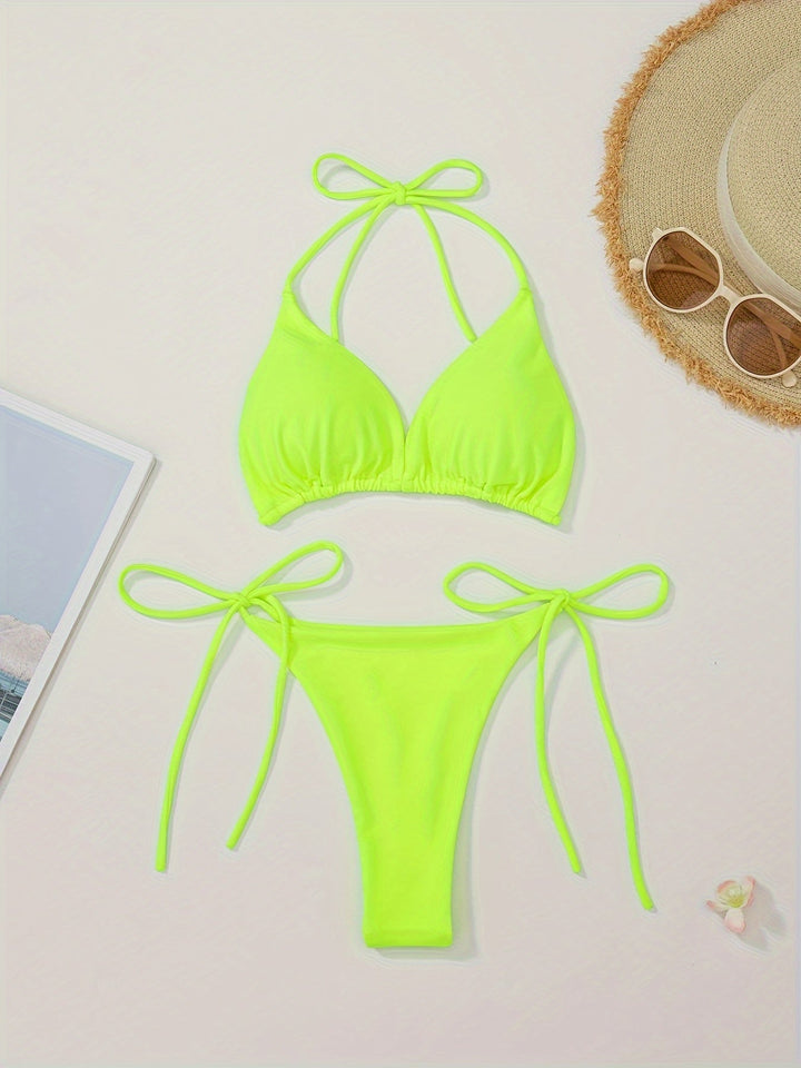 Lacie | Sensuele Triangel Bikini met Verstelbare Touwtjes