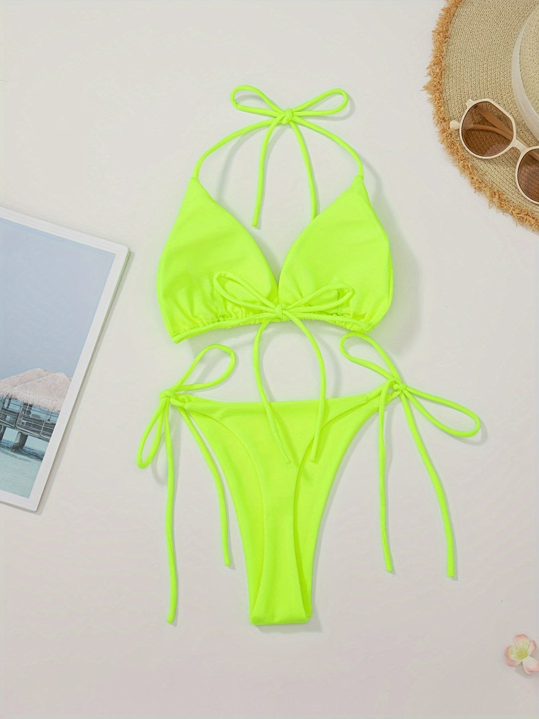 Lacie | Sensuele Triangel Bikini met Verstelbare Touwtjes