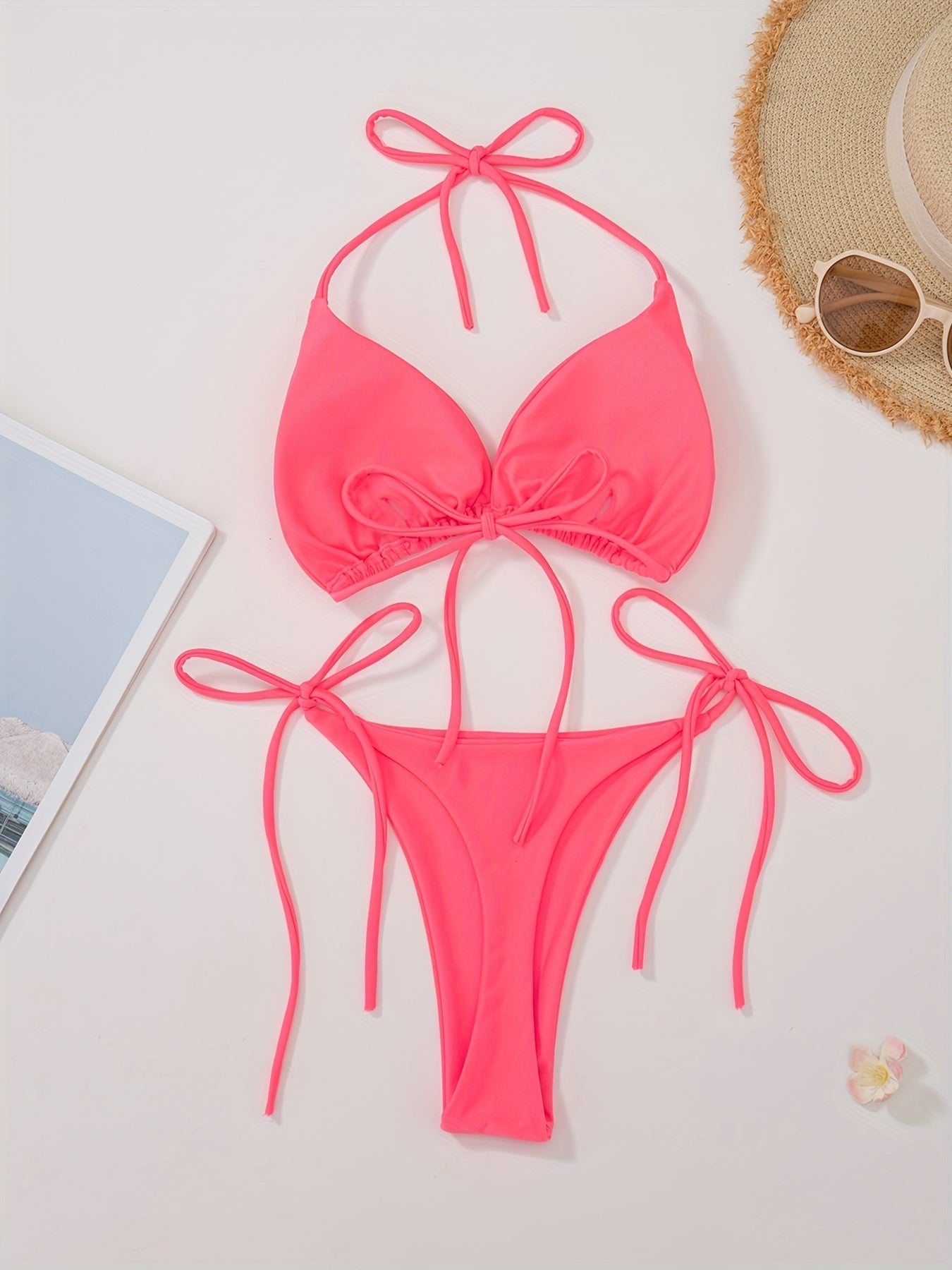 Lacie | Sensuele Triangel Bikini met Verstelbare Touwtjes
