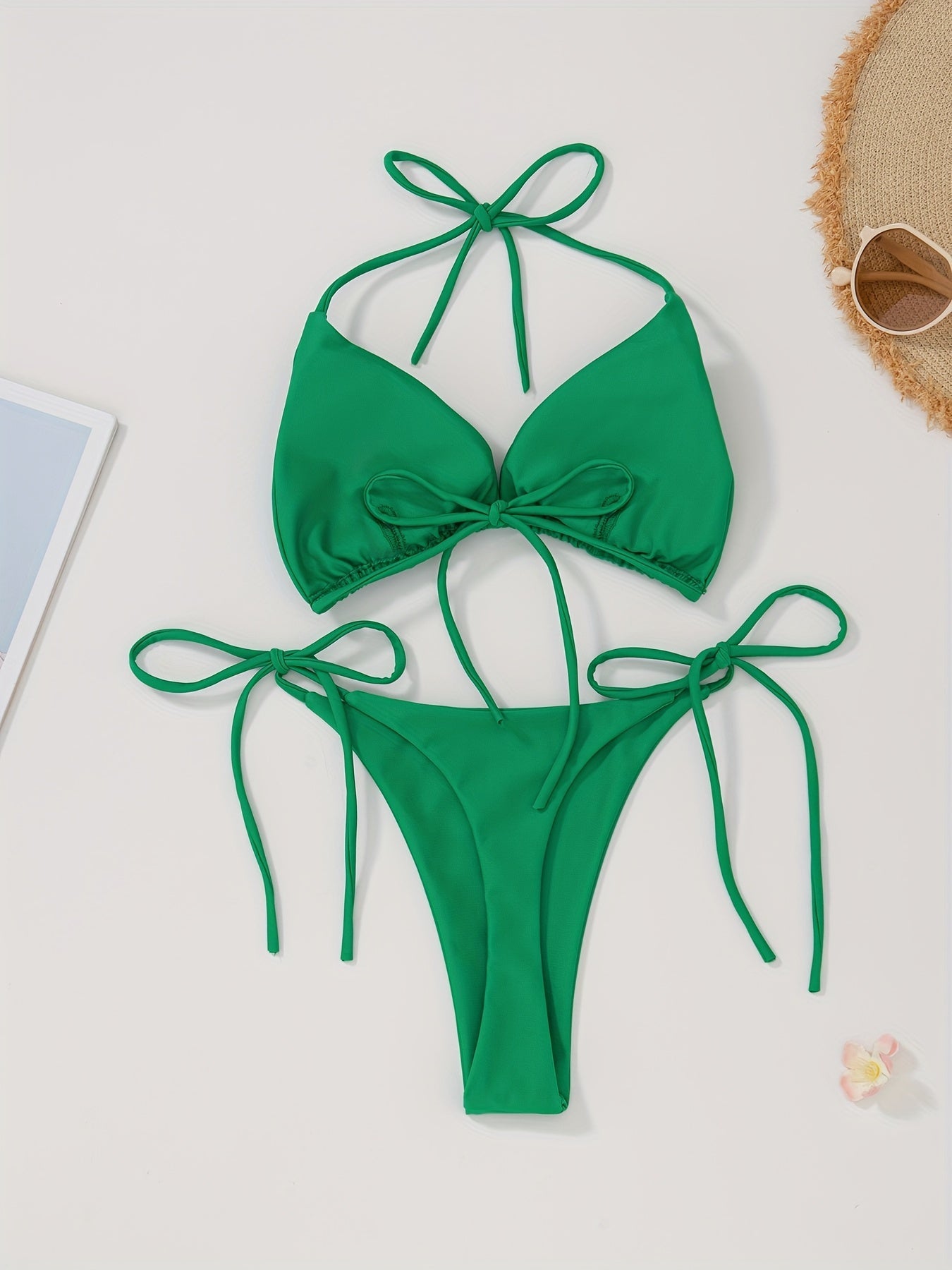 Lacie | Sensuele Triangel Bikini met Verstelbare Touwtjes