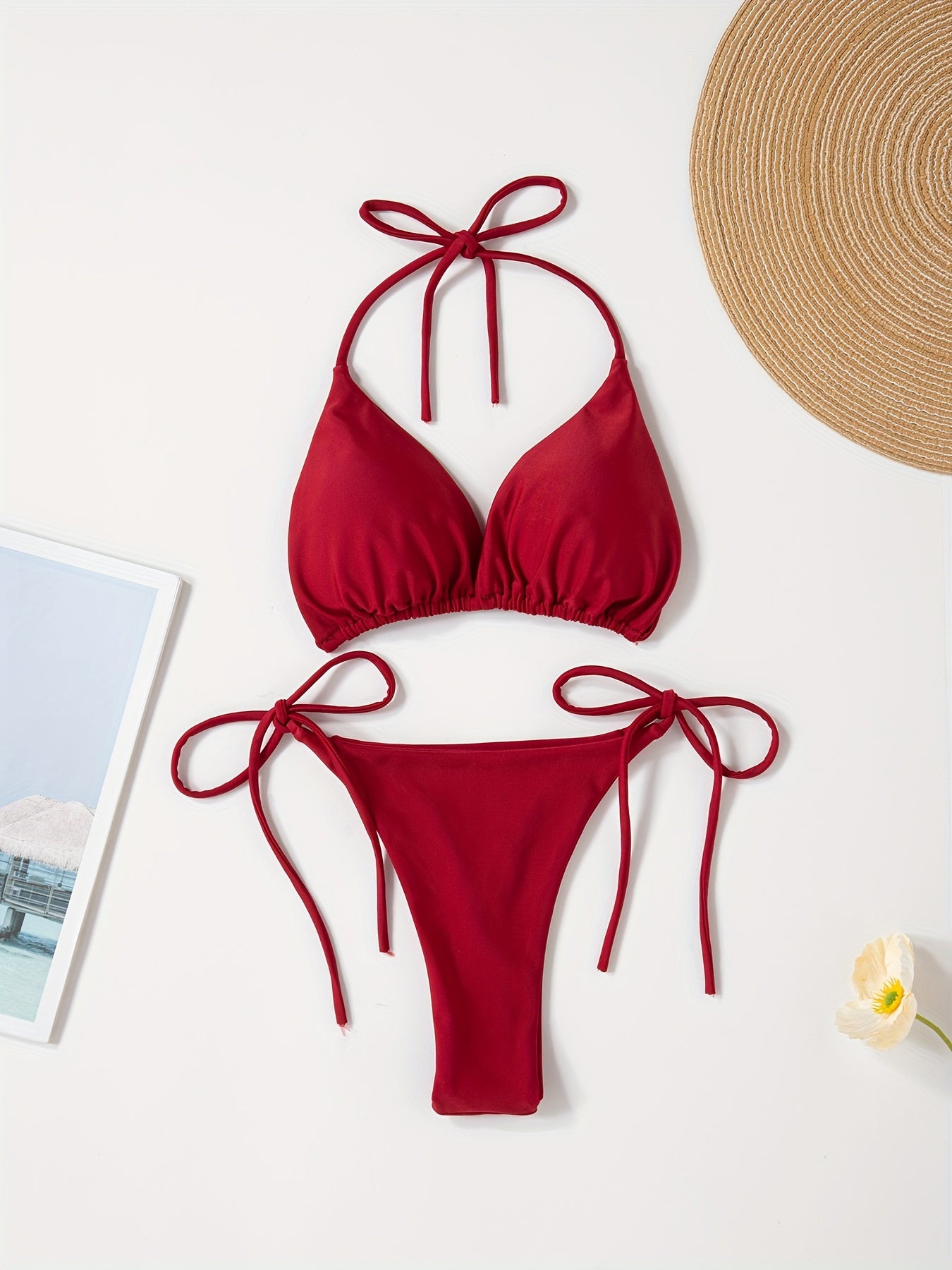 Lacie | Sensuele Triangel Bikini met Verstelbare Touwtjes