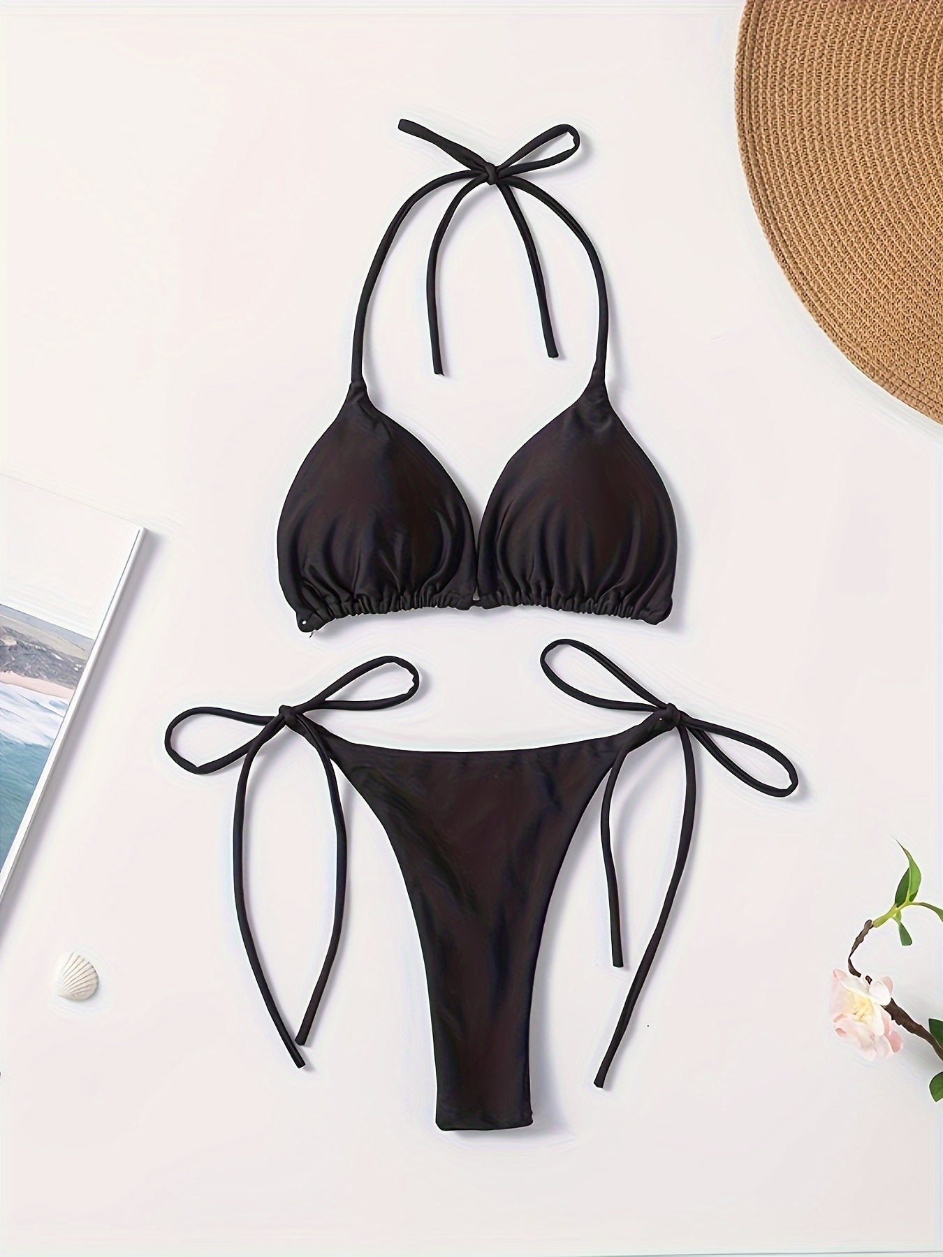 Lacie | Sensuele Triangel Bikini met Verstelbare Touwtjes