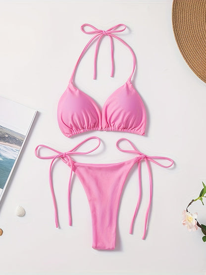 Lacie | Sensuele Triangel Bikini met Verstelbare Touwtjes