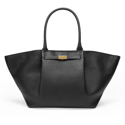 Tassa | Luxe Oversized Schoudertas met Gouden Sluiting