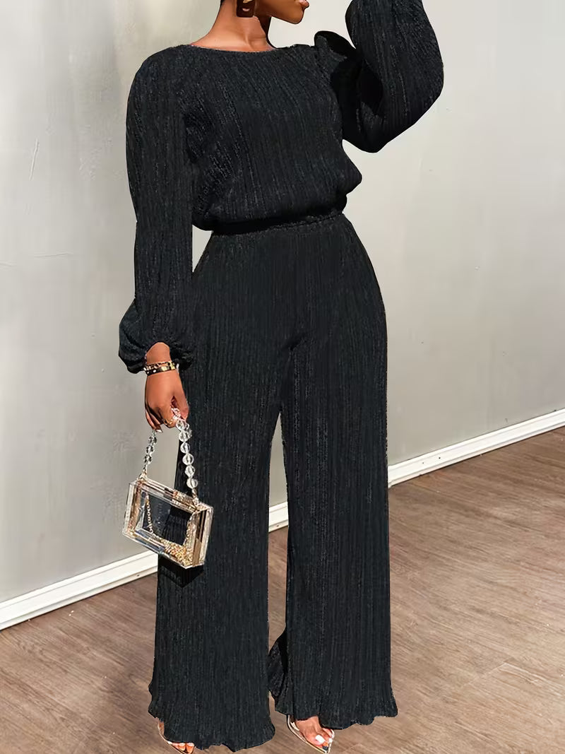 Thea | Plissé Lounge Set