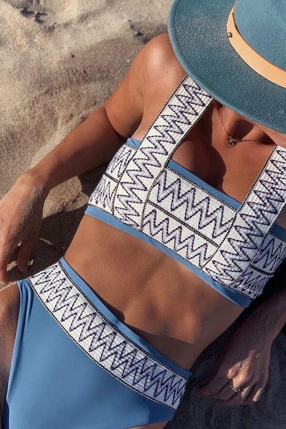 Allie | Boho Bikini Set met Etnisch Motief