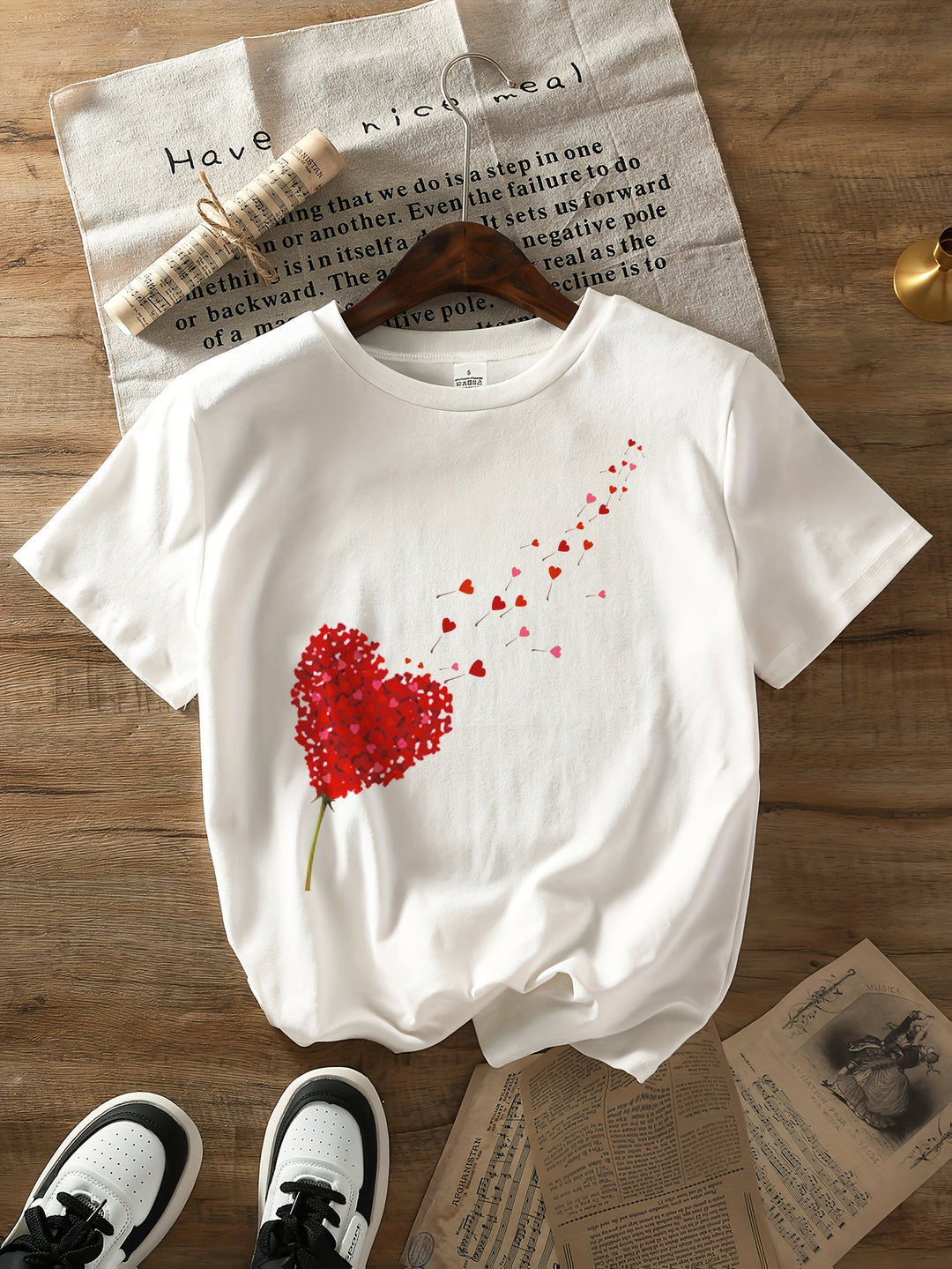 Gwen | T-shirt Heart Blossom