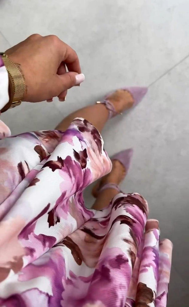Nelle | Bloemenprint Mini Jurk