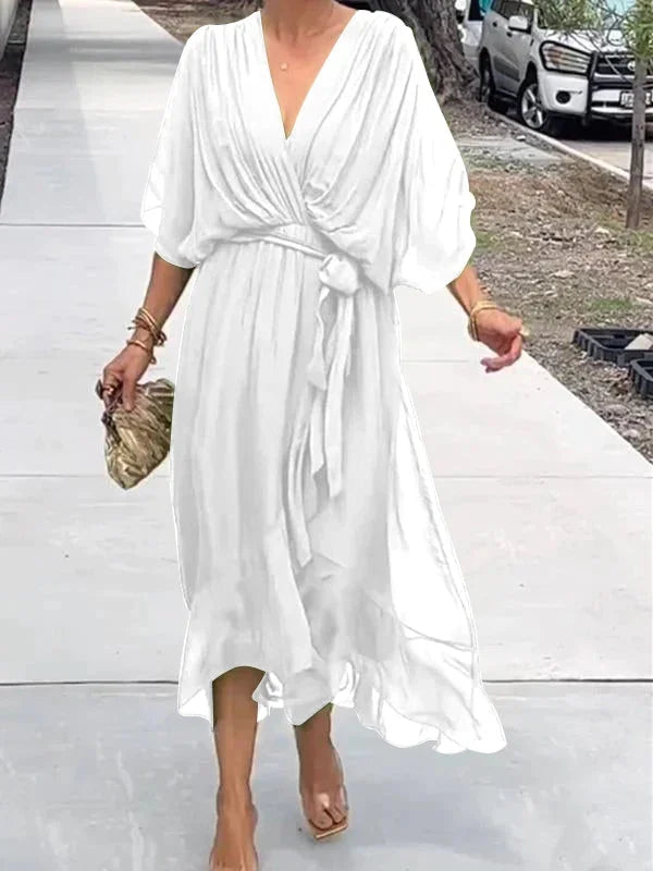 Nella | Summer Wrap Midi Dress