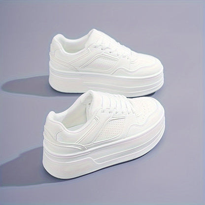 Hanya | Witte Plateau Sneakers met Streetstyle Edge