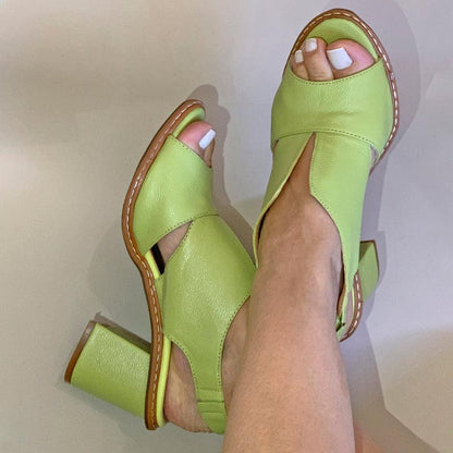 Maggi | Elegante Blokhak Sandalen
