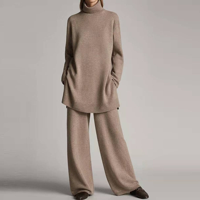 Comfortabele Oversized Dames Set met Loose Fit Loungebroek