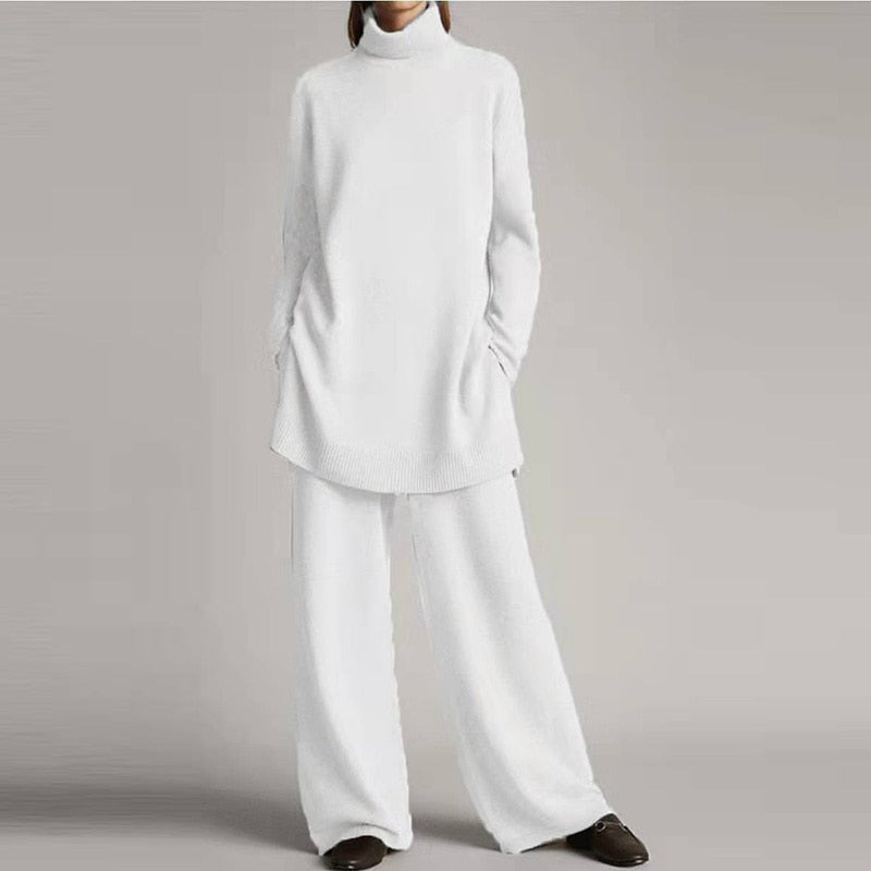 Comfortabele Oversized Dames Set met Loose Fit Loungebroek