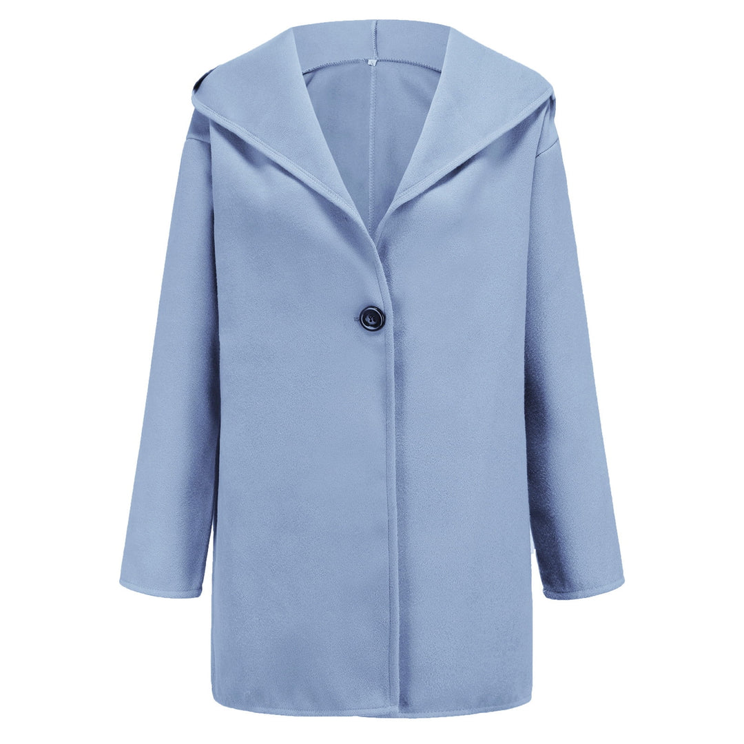 Elegant Warm Women's Coat With Hood