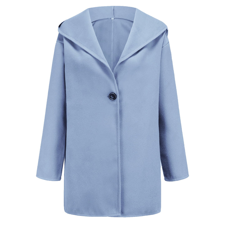 Elegant Warm Women's Coat With Hood