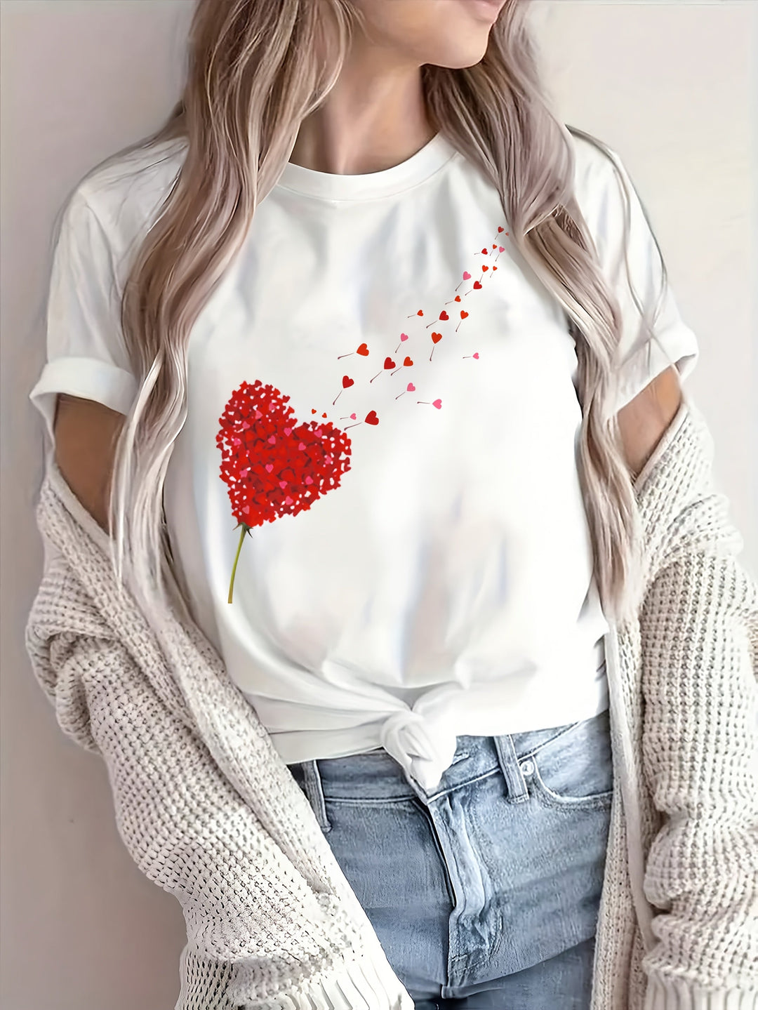 Gwen | T-shirt Heart Blossom
