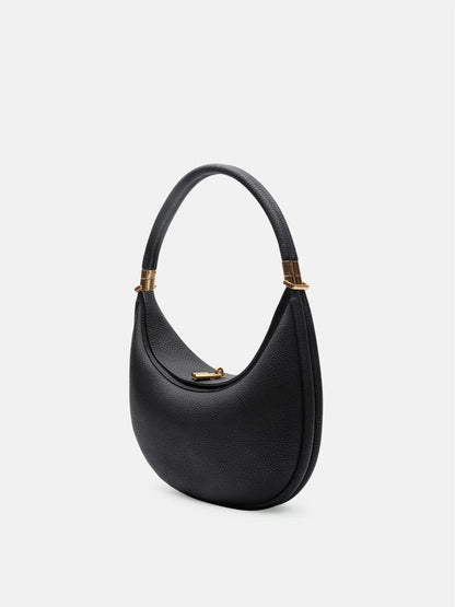 Thonia | Chique Minimalistische Halvemaan Schoudertas
