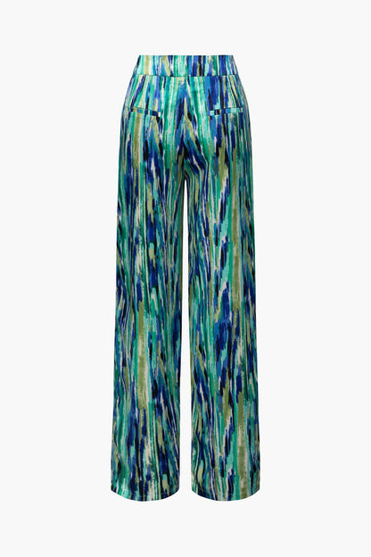 Hanneke | Statement Broek met Kunstzinnige Print