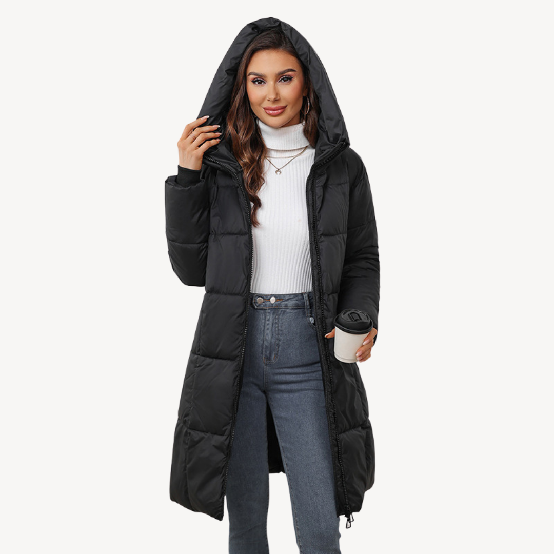 Warme Oversized Dames Puffer Jas met Capuchon