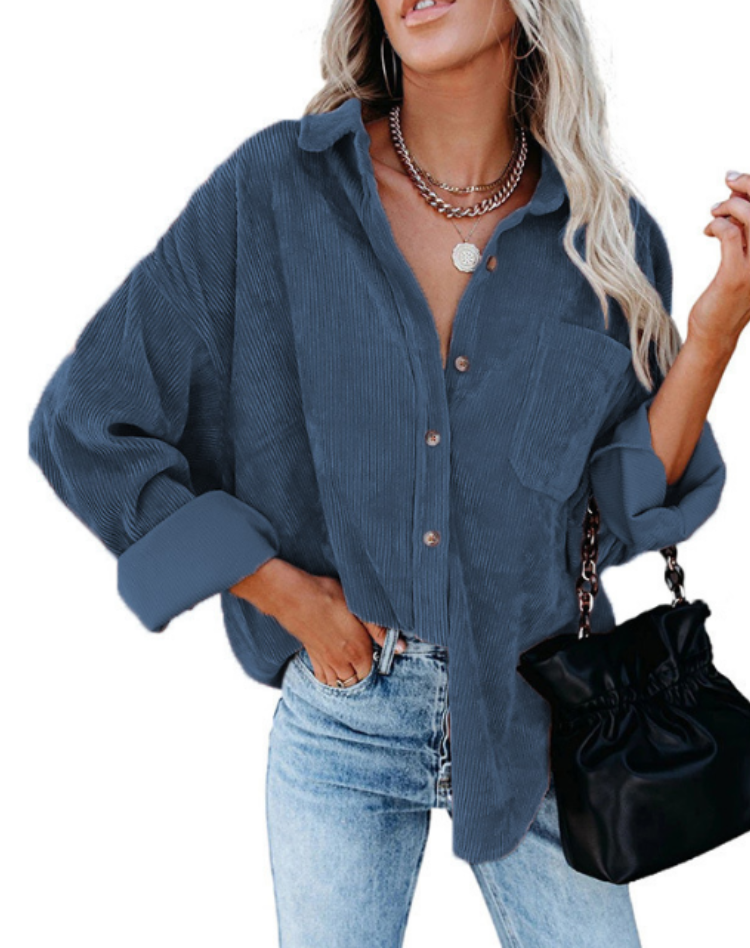 Comfortable oversized blouse for women